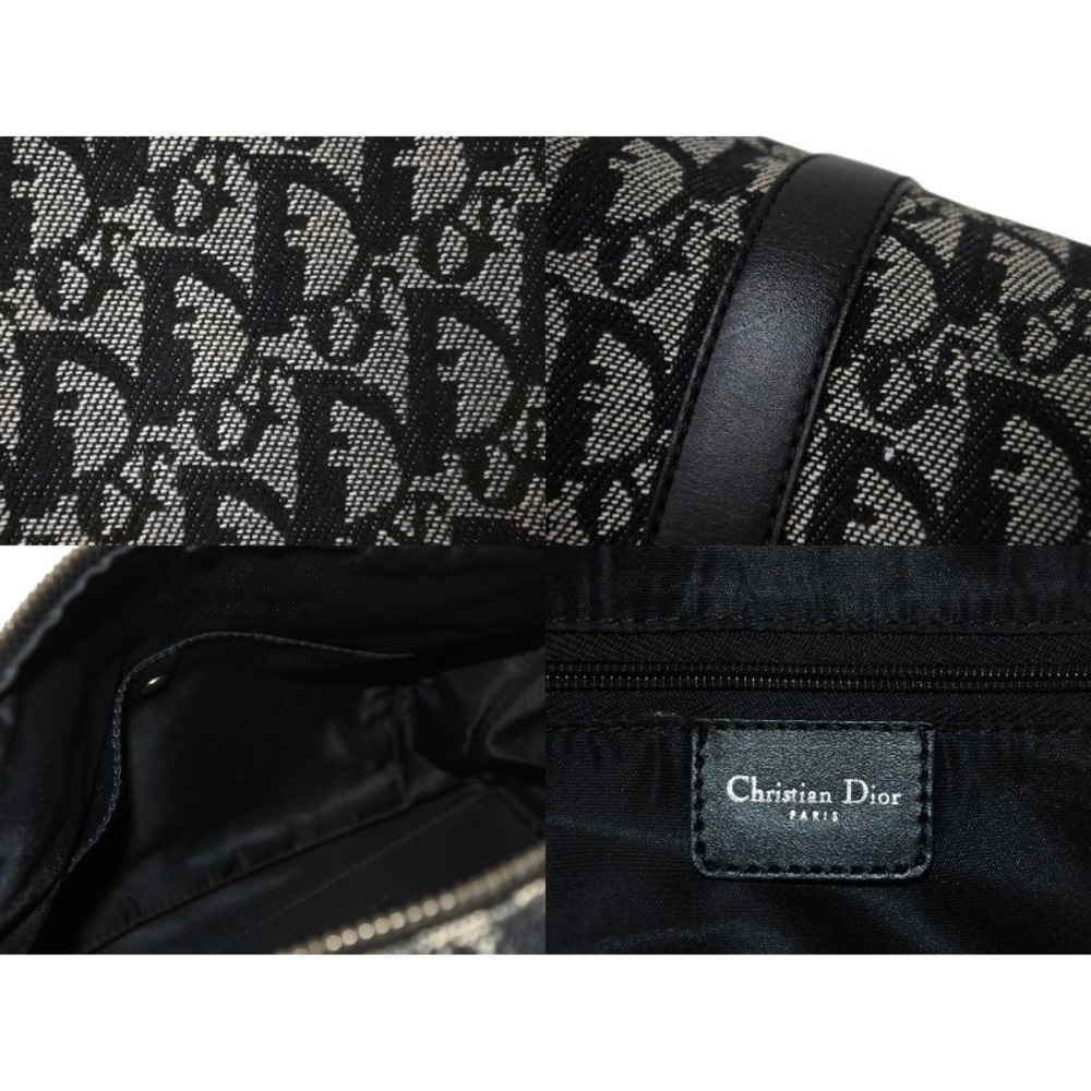 Christian Dior Handbag Trotter Pattern Black - Picture 8 of 9